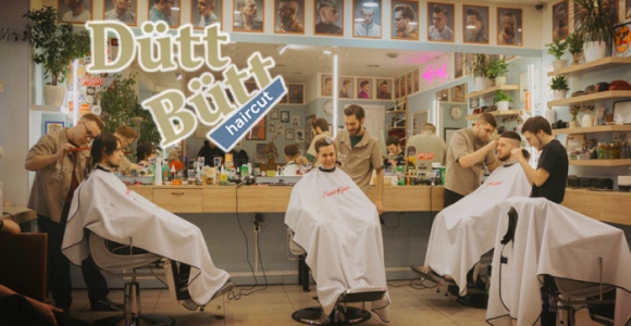Скидка 50% на стрижку в мужской парикмахерской Dutt Butt